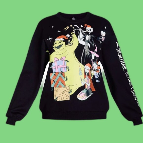 DISNEY The Nightmare Before Christmas Sweatshirt Women’s Size XS NEW - Picture 5 of 7